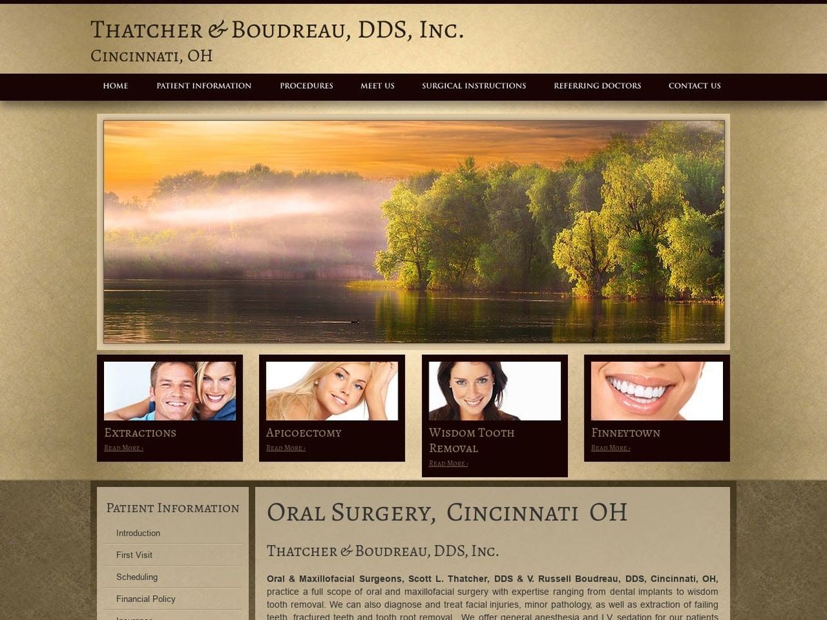 Ziemba Robert B DDS Website Screenshot from cincinnati-oralsurgeons.com