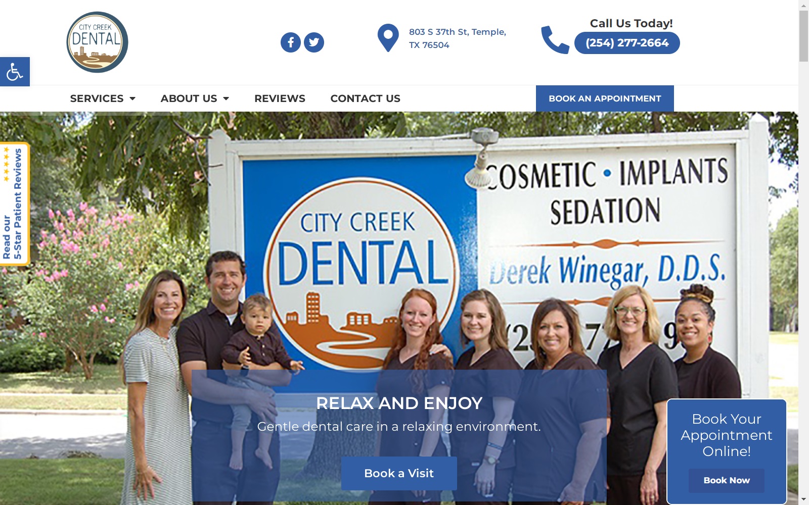 citycreekdental.net screenshot