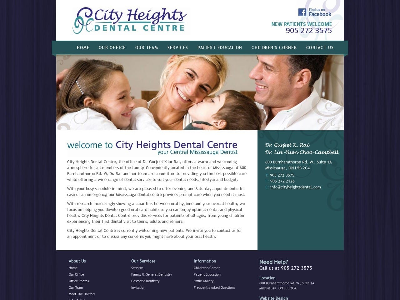 Cityheights Dental Website Screenshot from cityheightsdental.com