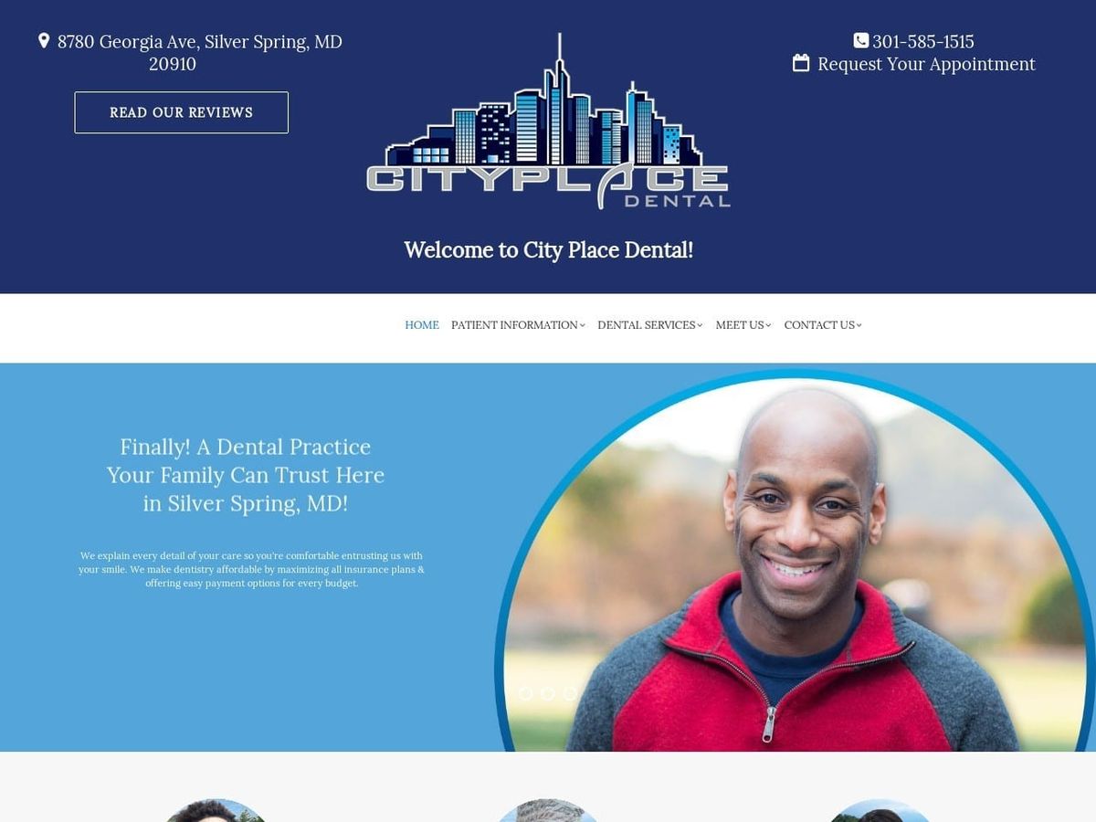 Kingsley U. Achikeh DDS Website Screenshot from cityplacedental.com