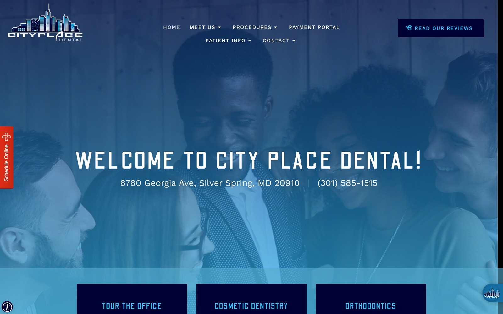 cityplacedental.com screenshot