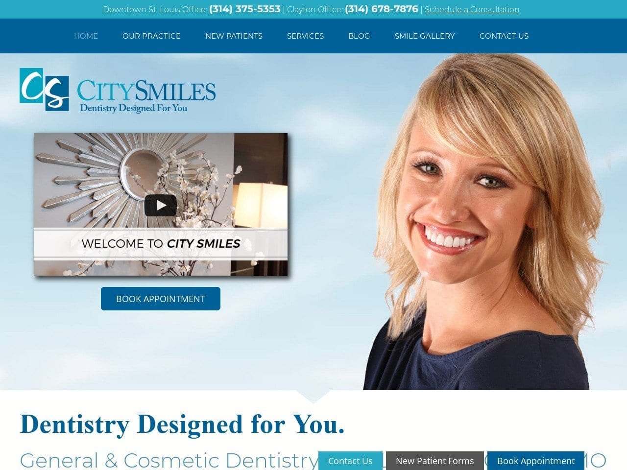 City Smiles Website Screenshot from citysmilesstlouis.com