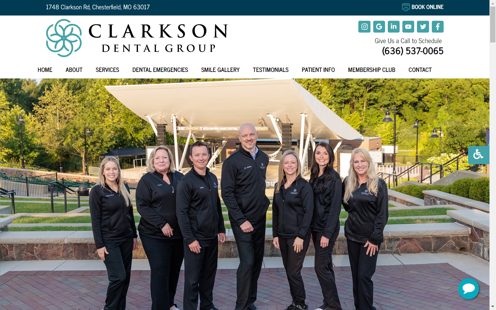 clarksondentalgroup.com screenshot