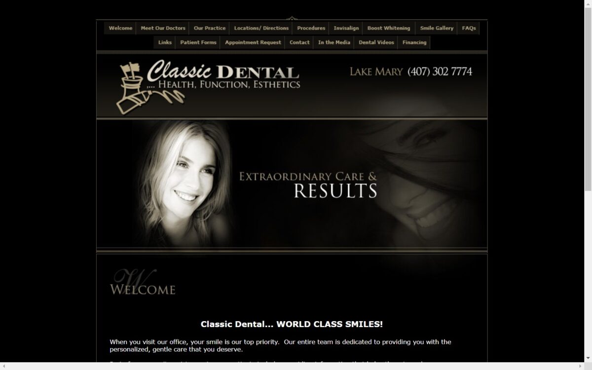 classicdental.cc screenshot