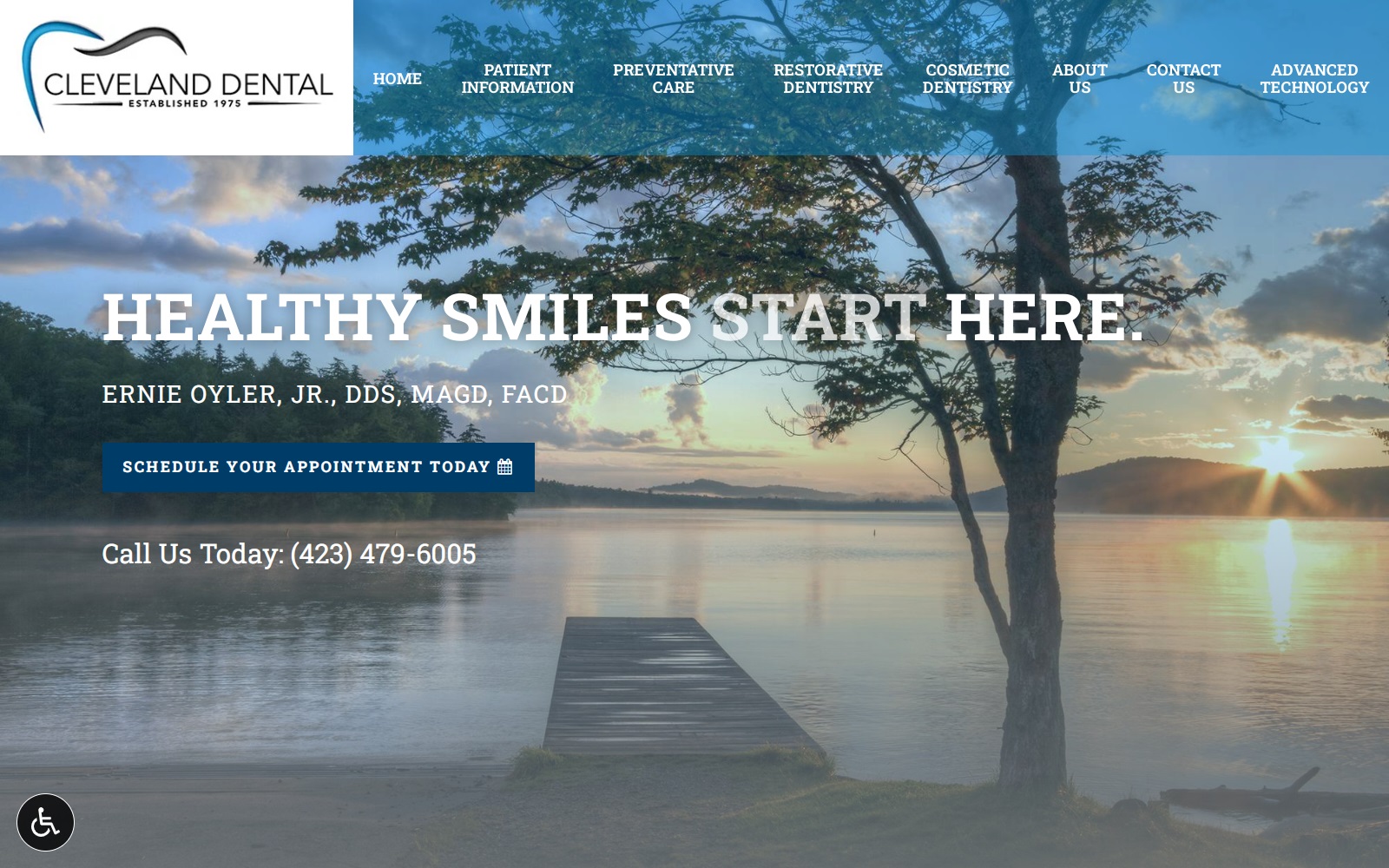 cleveland-dental.com screenshot