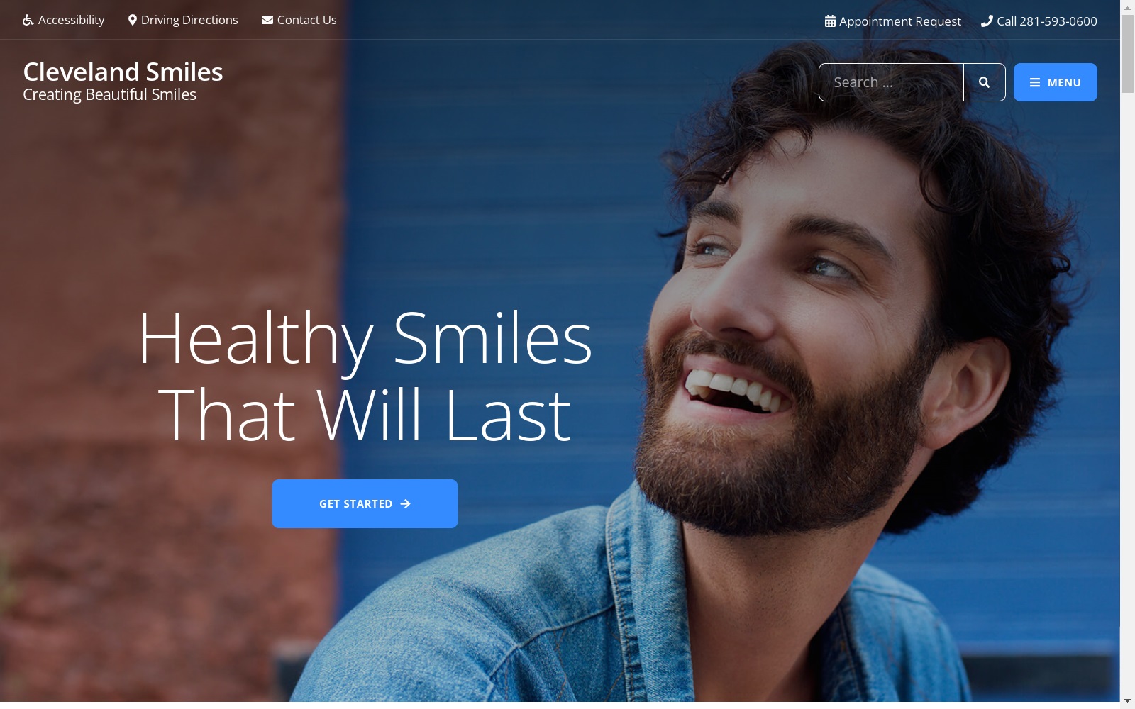 clevelandsmilesdental.com screenshot