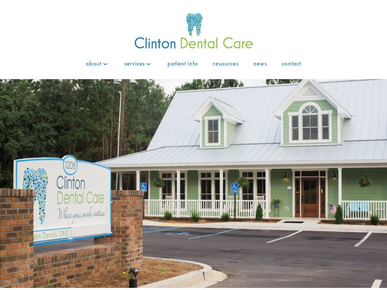 Clinton Dental Care Hartley Daniel P DDS Website Screenshot from clintondentalcare.com