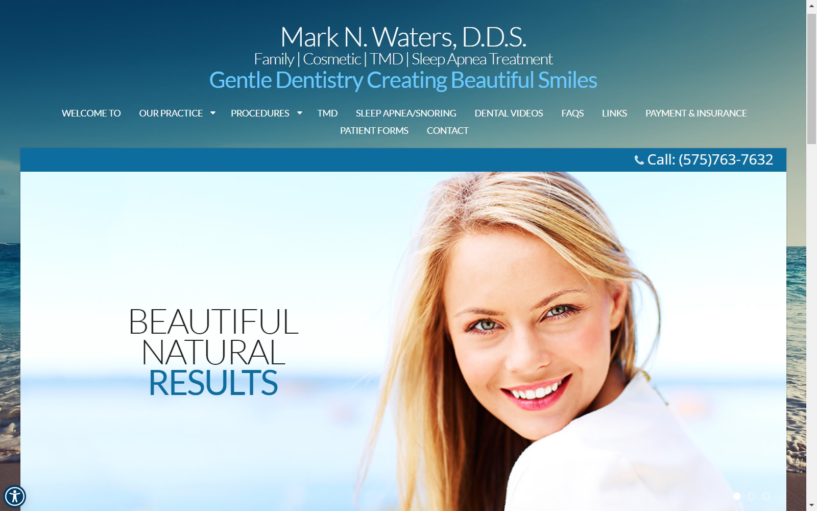 clovisnmdentist.com screenshot