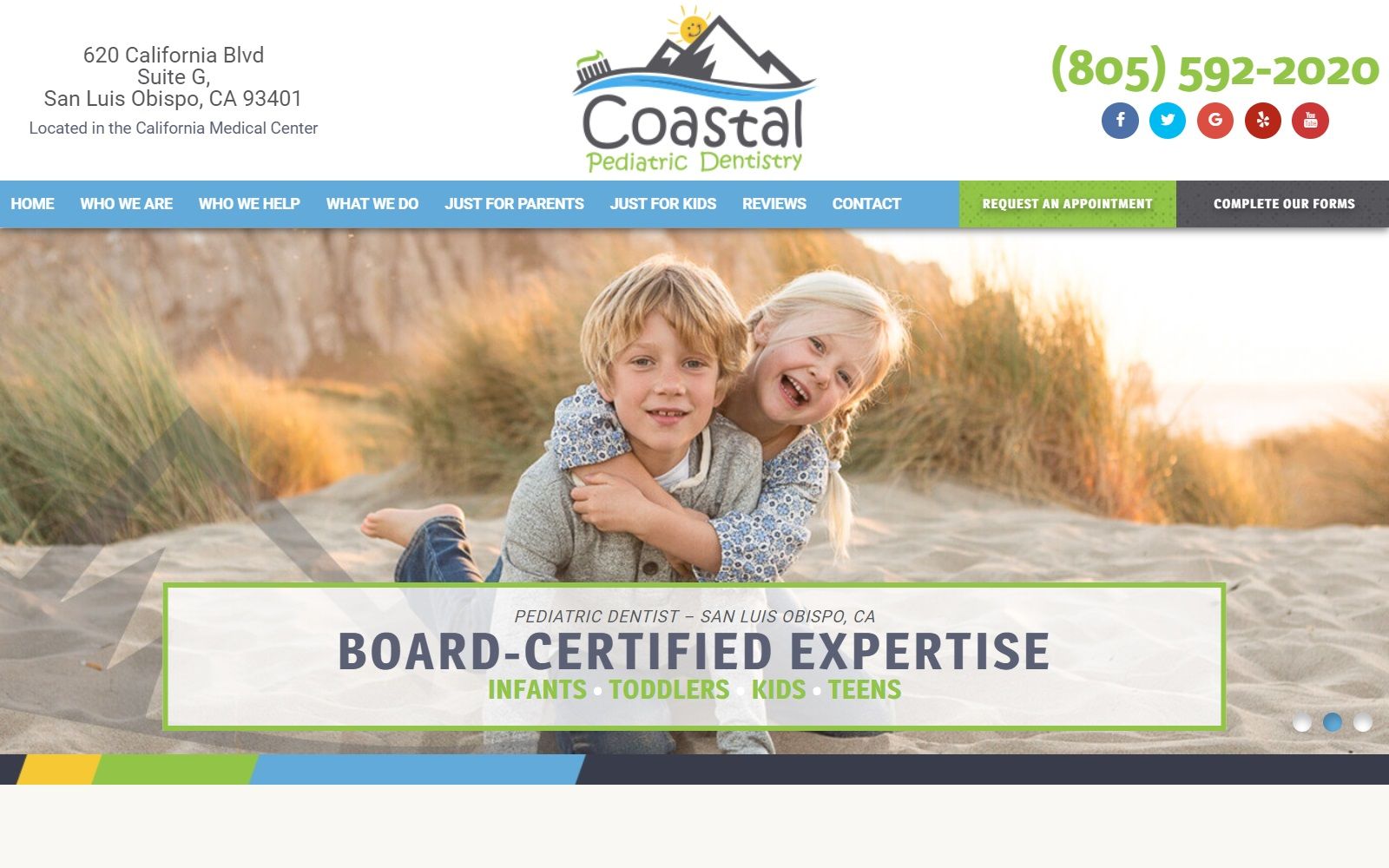 coastalpediatricdentistry.net screenshot