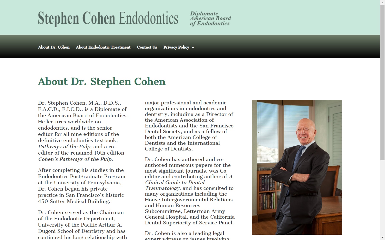 cohenendodontics.com screenshot