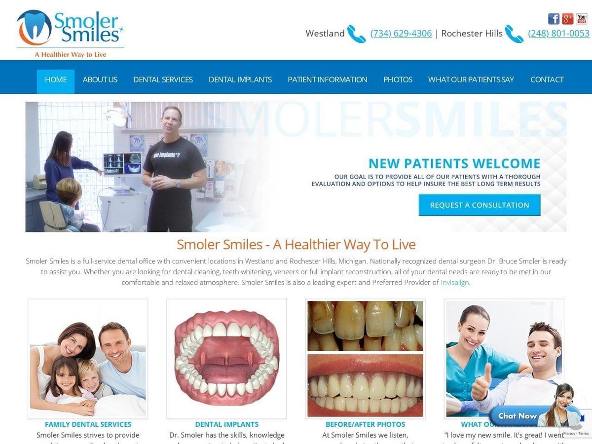 Community Dental Implant Associates Website Screenshot from communitydentalassociates.net