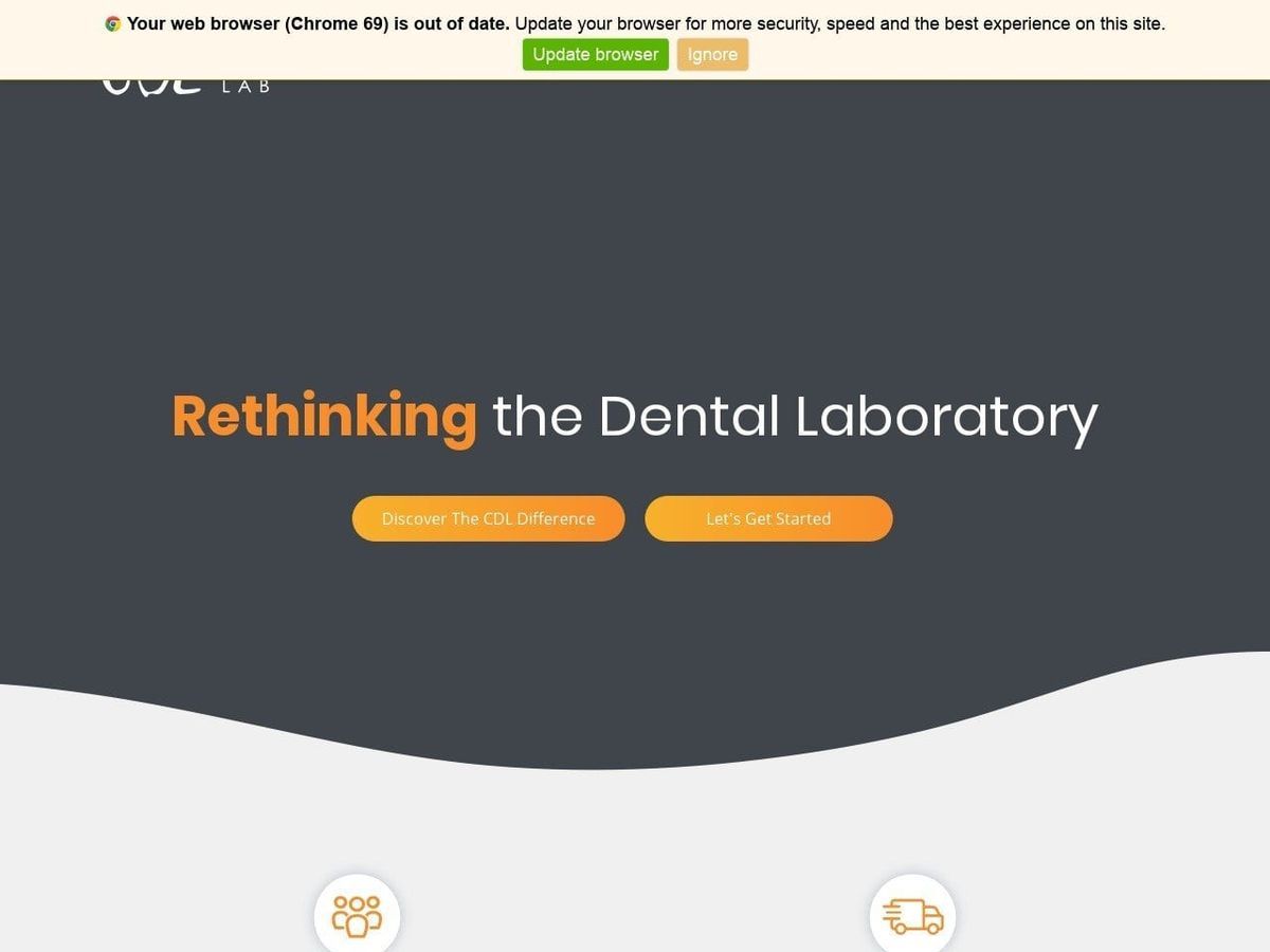 Concord Dental  Lab Website Screenshot from concorddentallab.com