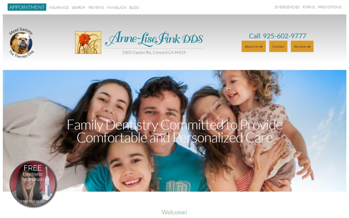 concorddentist.com screenshot