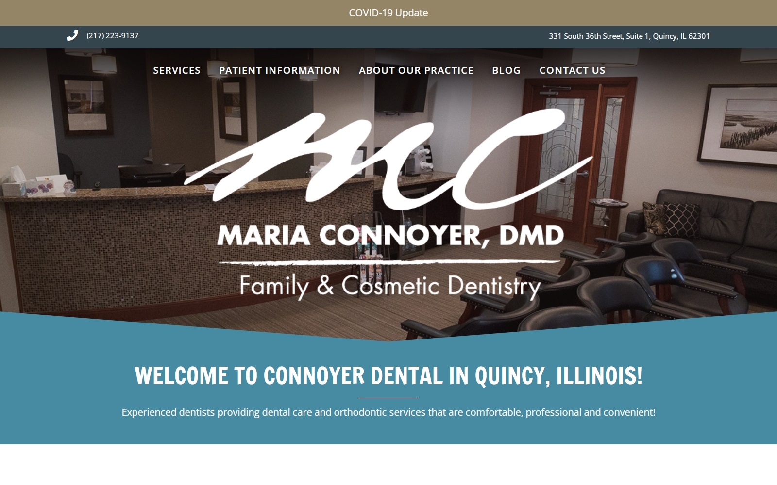 connoyerdental.com screenshot