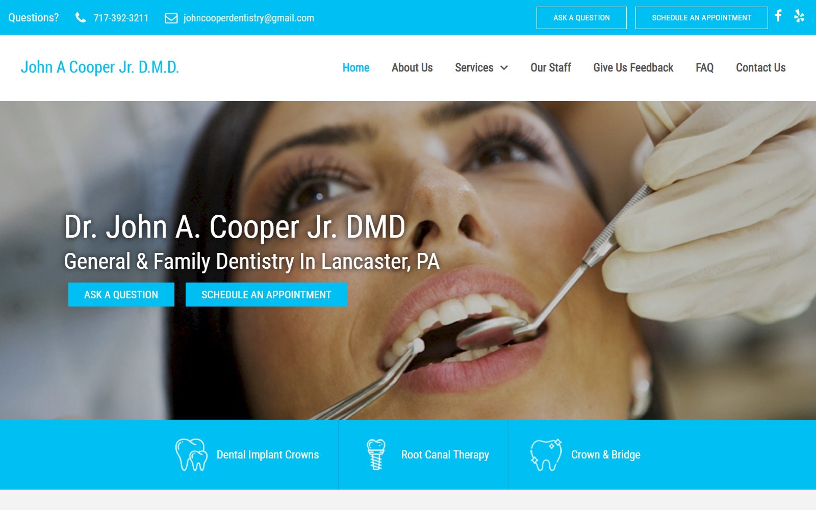 cooper-dentistry.com screenshot