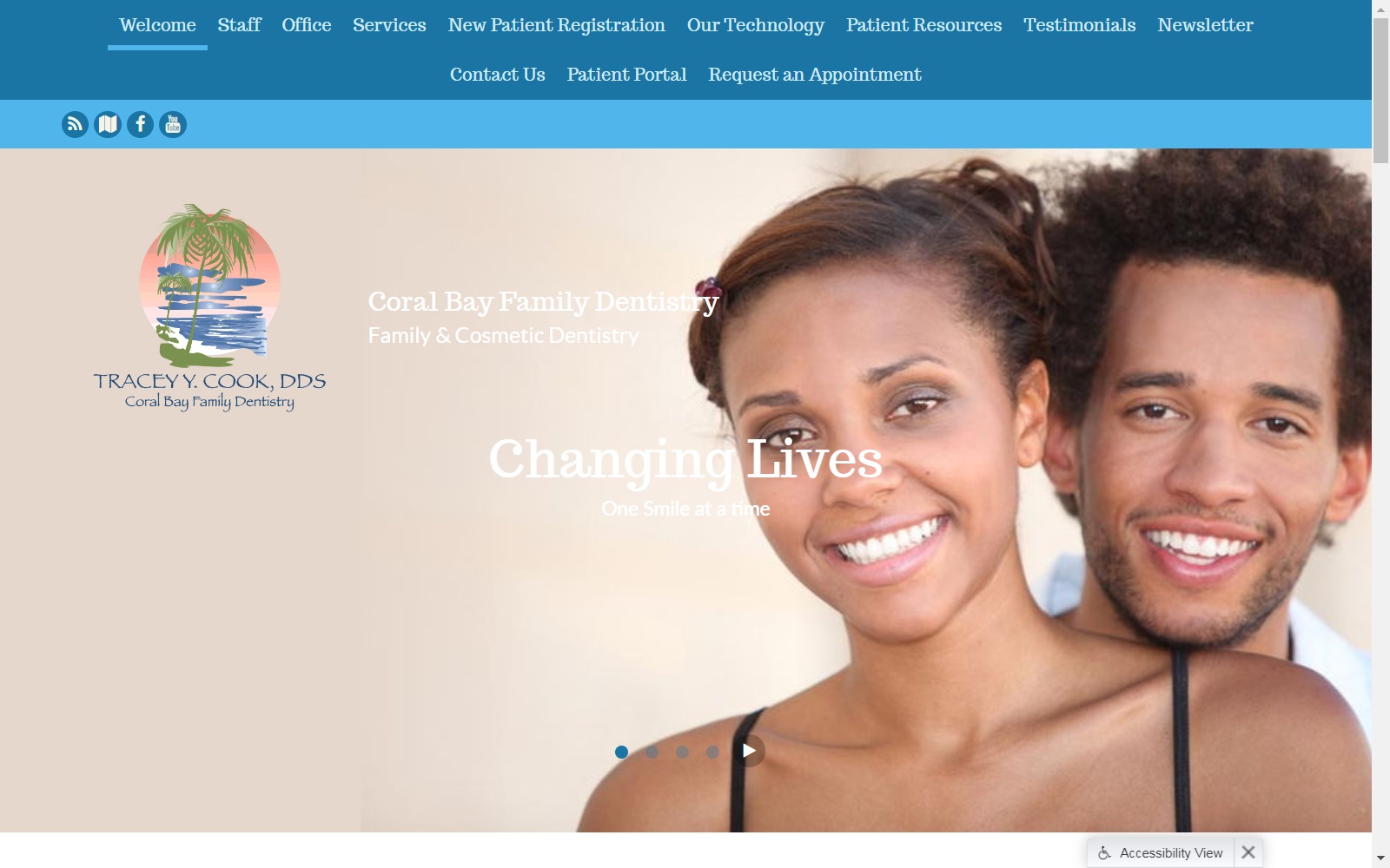 coralbaydentistry.com screenshot