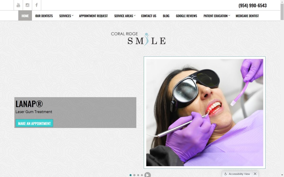 coralridgesmile.com screenshot