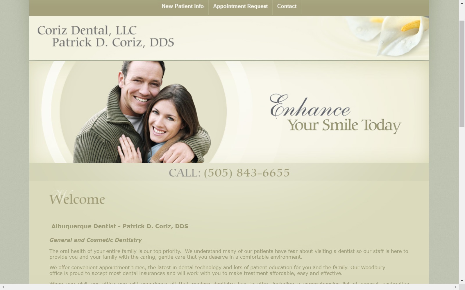 corizdental.com screenshot