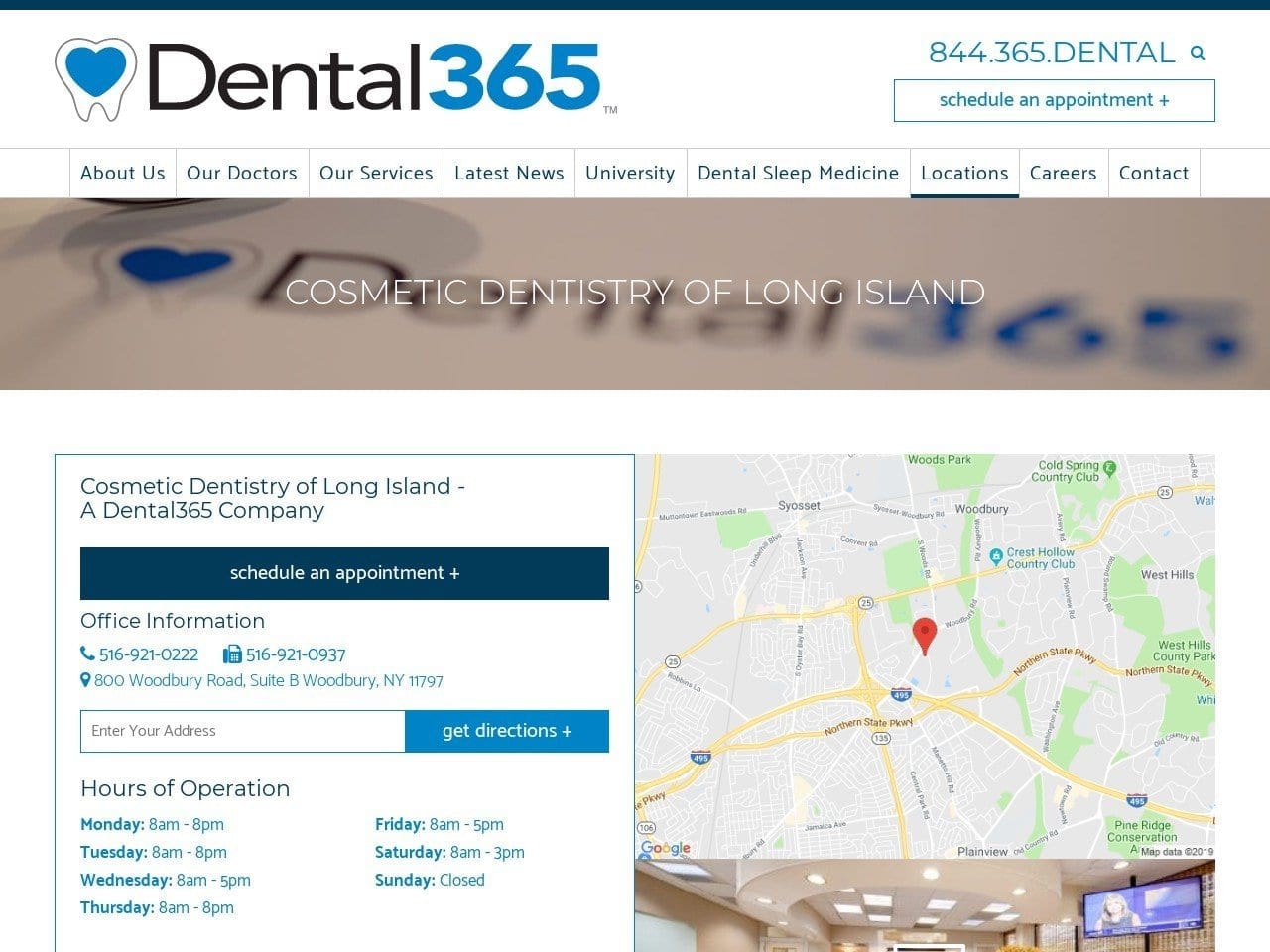 Cosmetic Dentistry Oflongisland Website Screenshot from cosmeticdentistryoflongisland.com