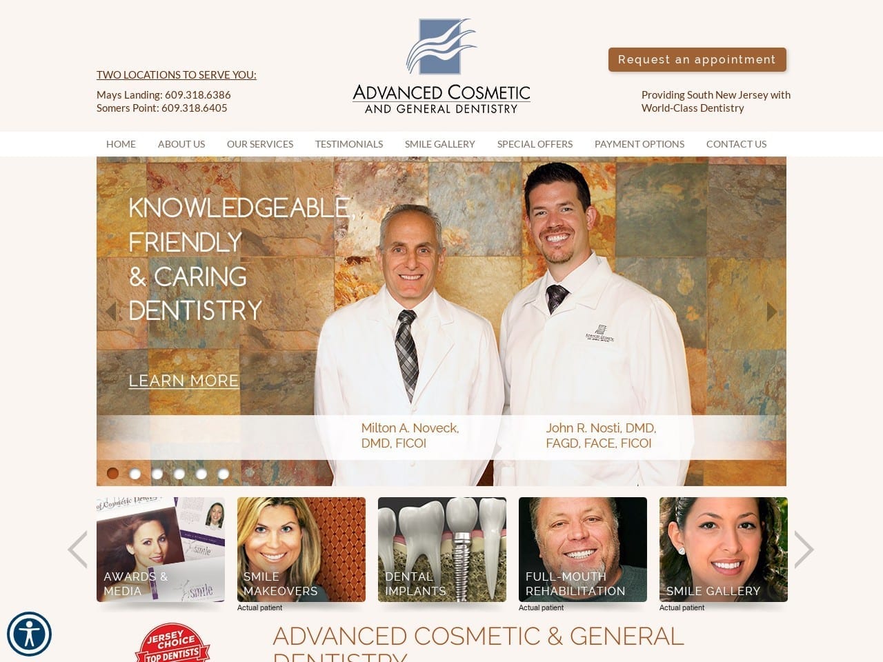 Advanced Cosmetic & General Dentistry Drs Katz Nov Website Screenshot from cosmeticdentistryofsj.com