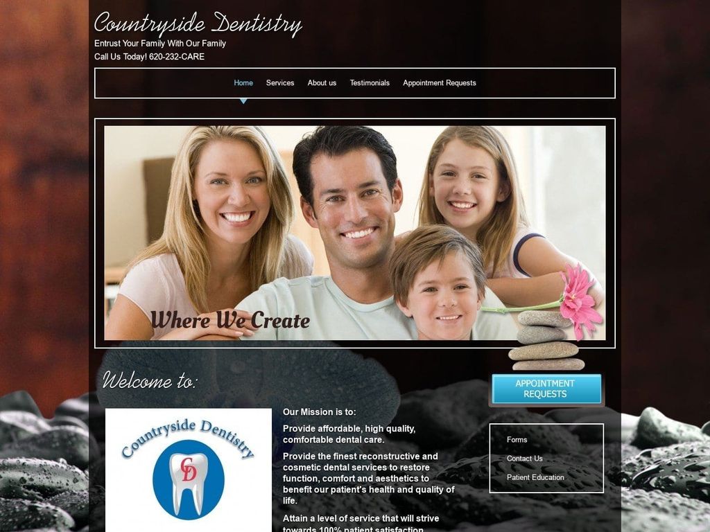 Countryside Dentistry Website Screenshot from countryside-dentistry.com