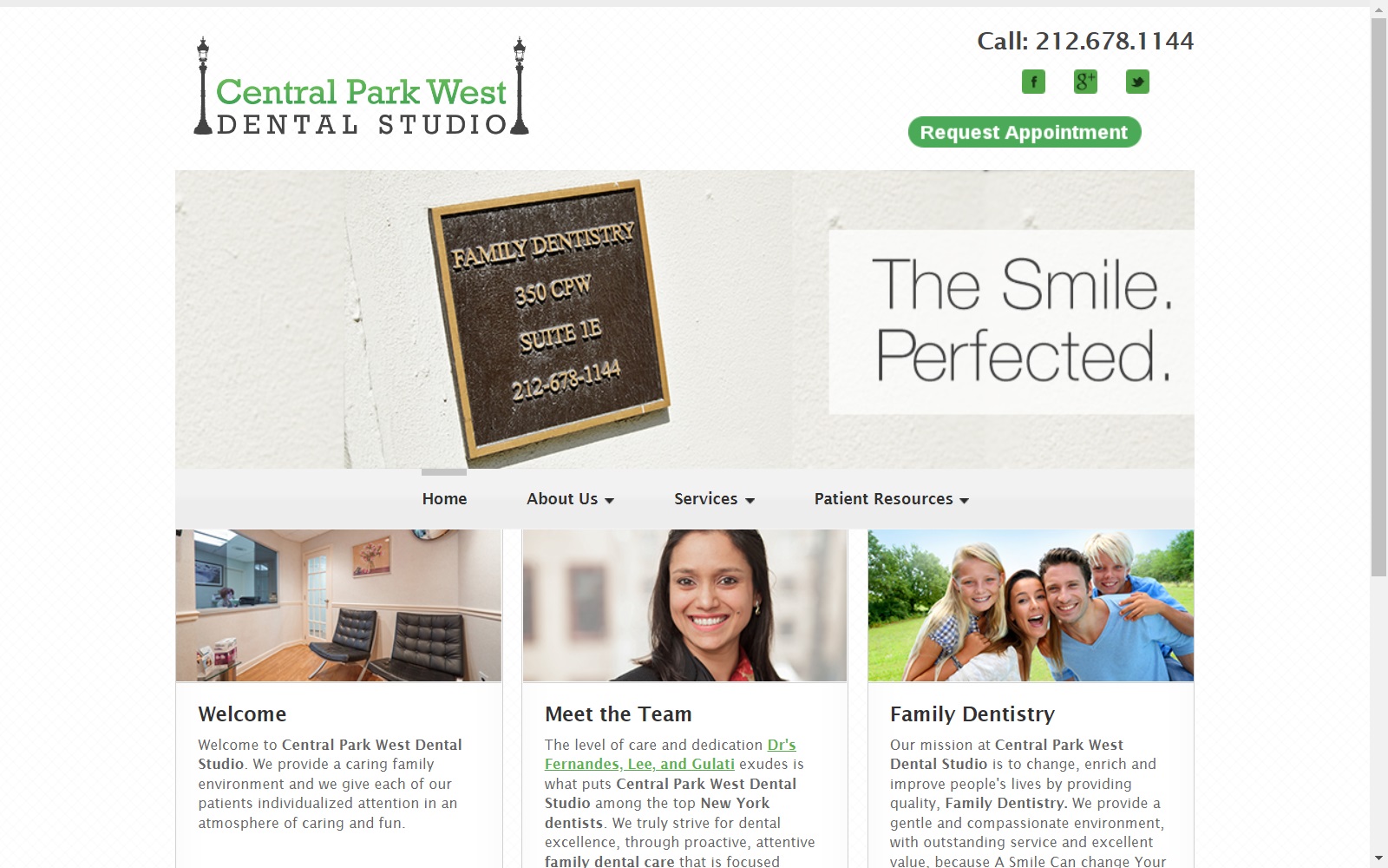 cpwdentalstudio.com screenshot