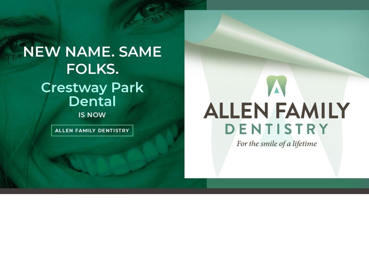 Crestway Park Dental Website Screenshot from crestwayparkdental.com