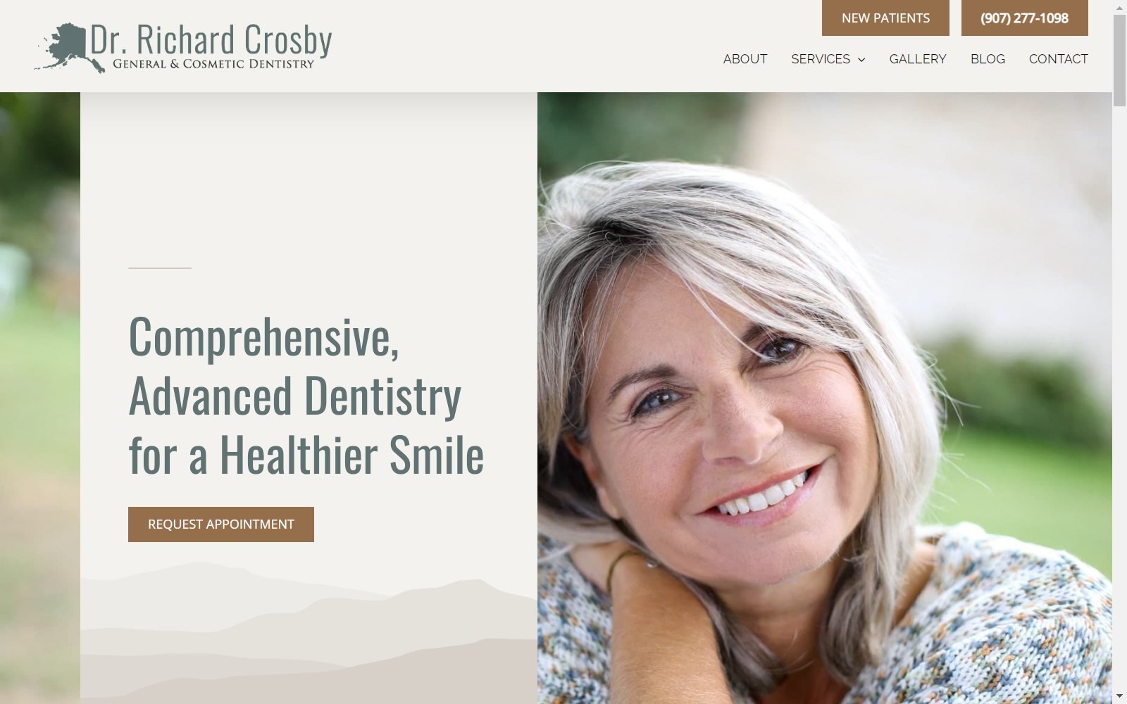 crosbysmiles.com screenshot