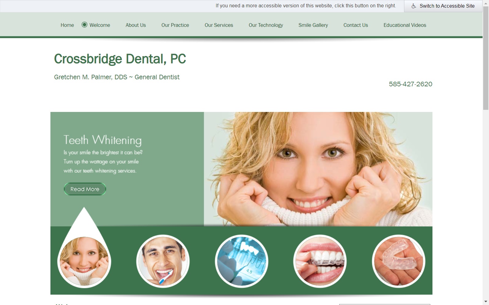 crossbridgedental.com screenshot