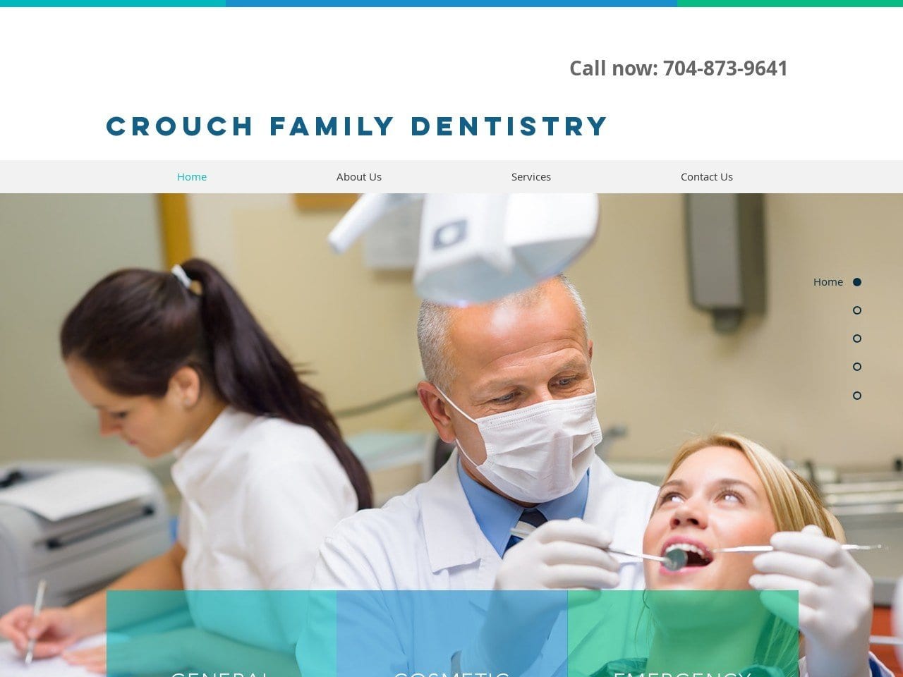 Keith A Crouch Dental Office Website Screenshot from crouchdentistry.com