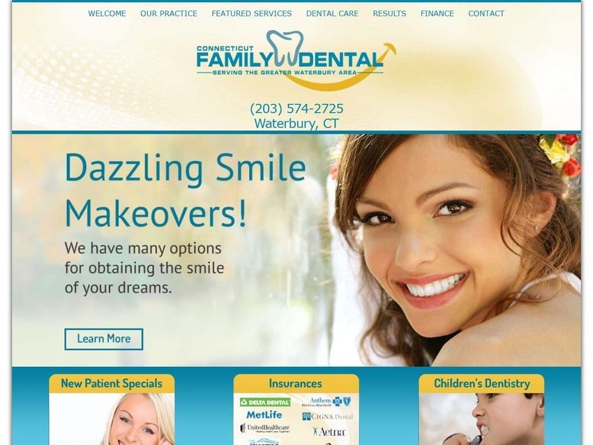 Ctf Dental Website Screenshot from ctfdental.com