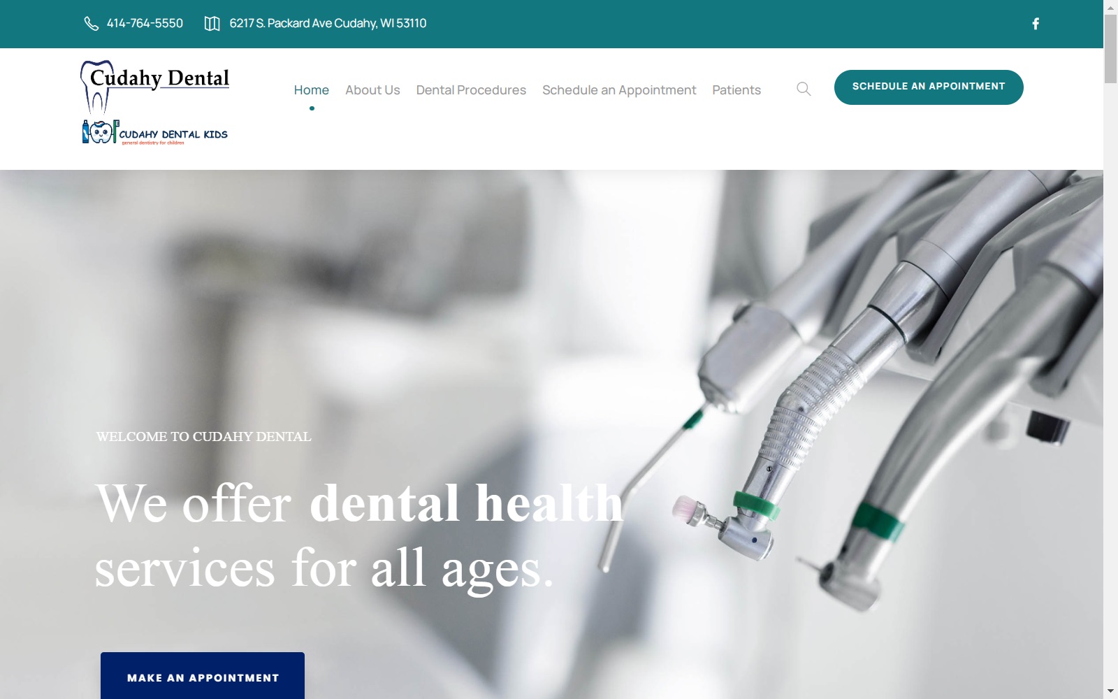 cudahydentalassociates.net screenshot