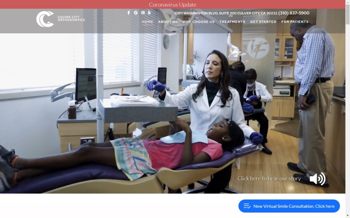 culverortho.com screenshot