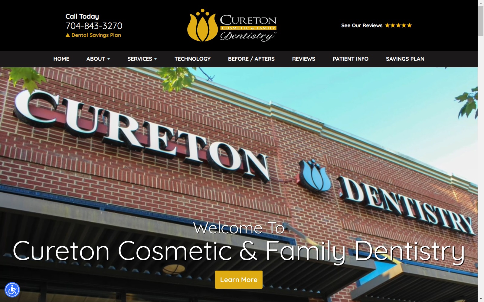 curetondentistry.com screenshot