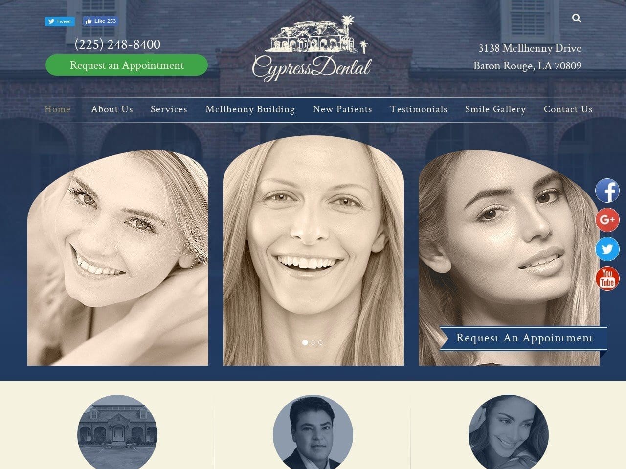 Dr. Kurt A. Lejeune DDS Website Screenshot from cypressdental.com