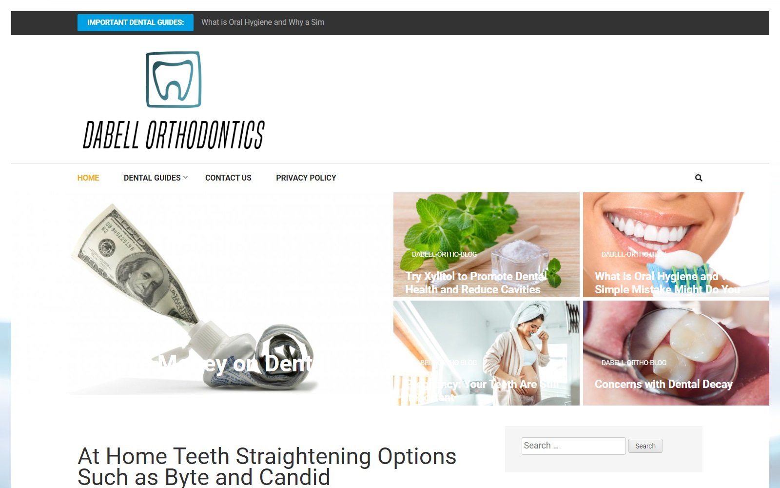 dabellortho.com screenshot