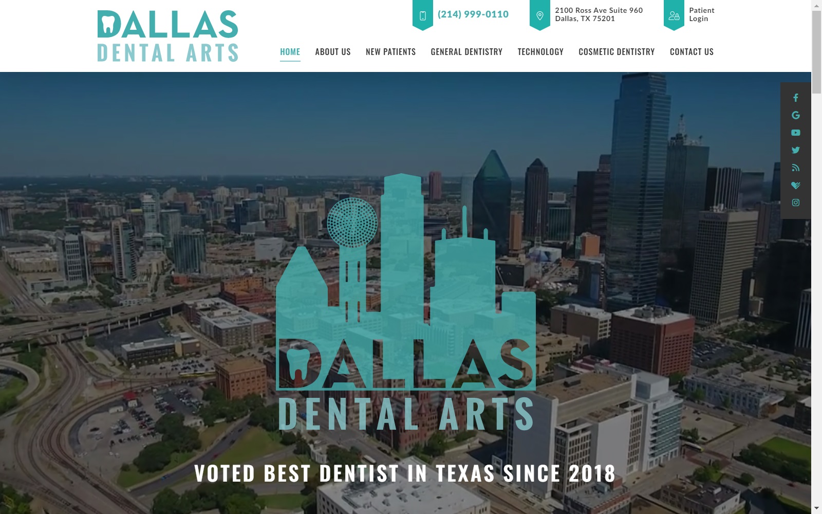 dallasdentalspa.com screenshot