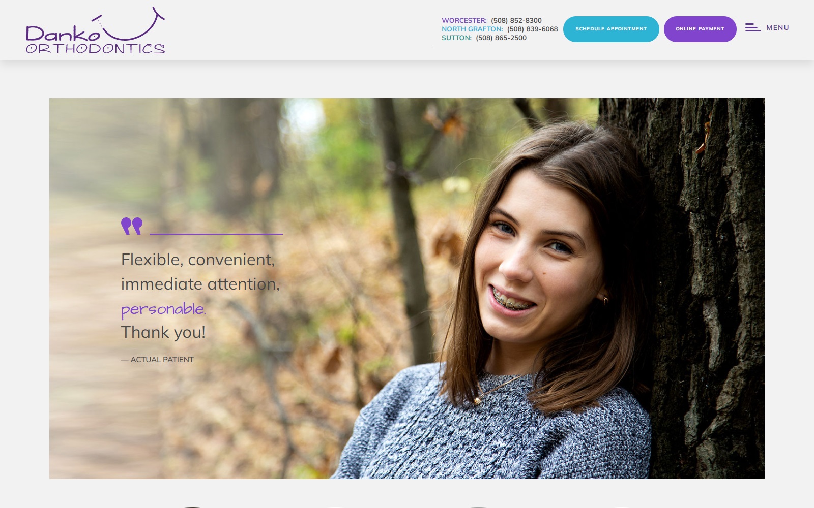 dankoorthodontics.com screenshot