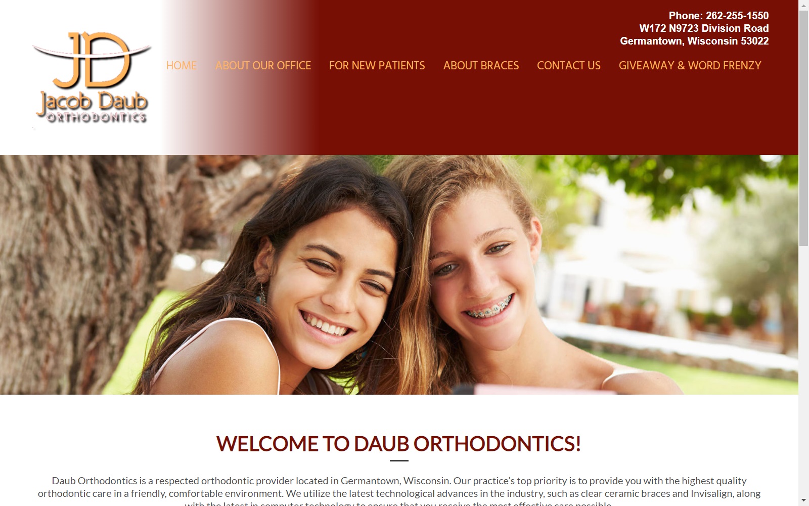 daubortho.com screenshot