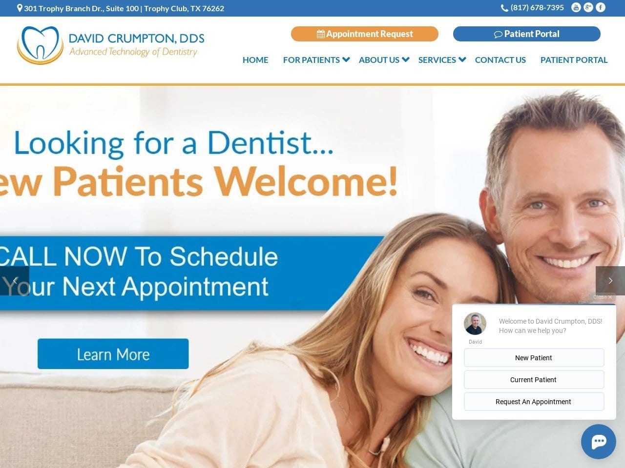 David Crumpton D.D.S. Website Screenshot from davidcrumptondds.com