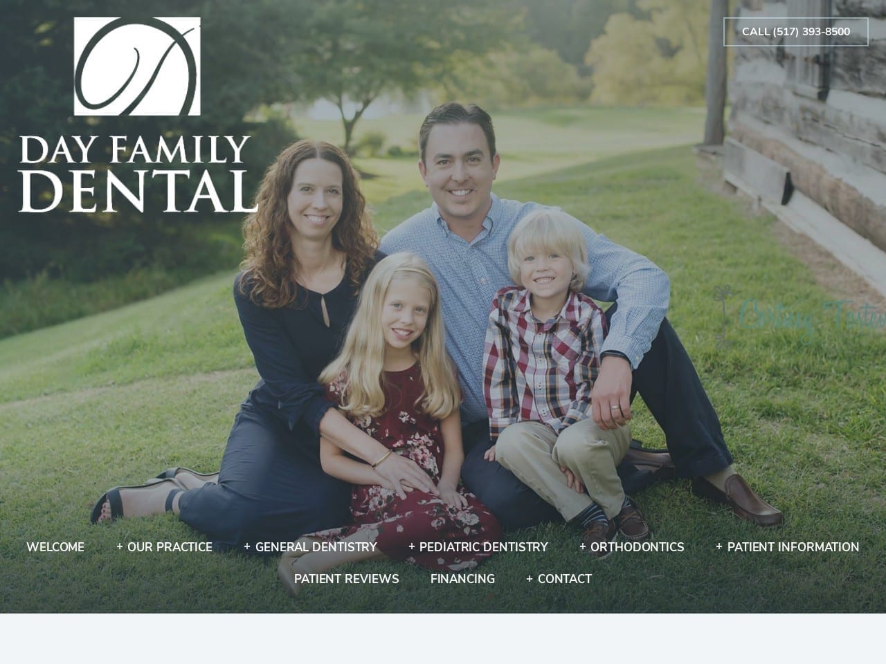 Day Family Dental Website Screenshot from dayfamilydental.com