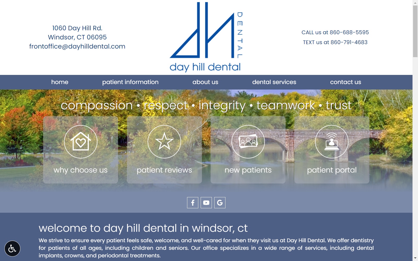 dayhilldental.com screenshot