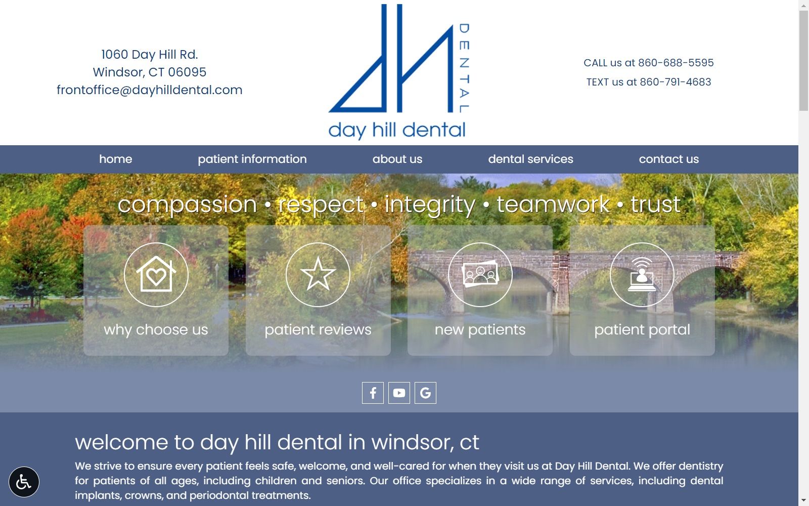 dayhilldental.com screenshot