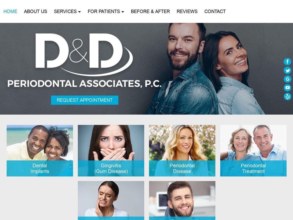 D Dentist Website Screenshot from ddperio.com
