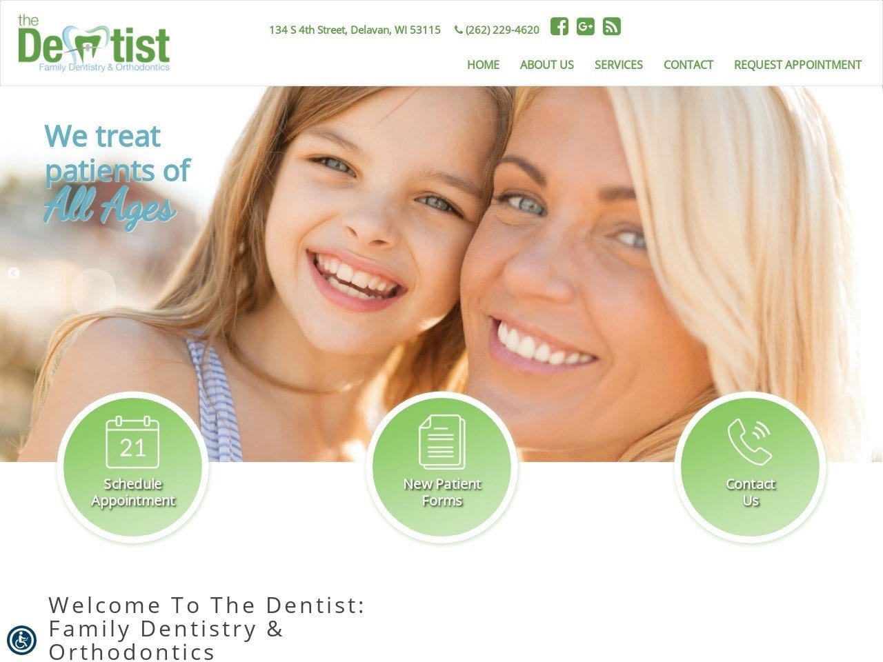 Delavan Dentistry Winn Jeff J DDS Website Screenshot from delavandentistry.com