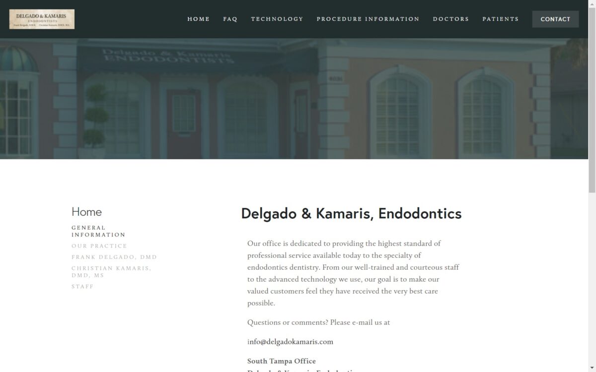 delgadokamaris.com screenshot