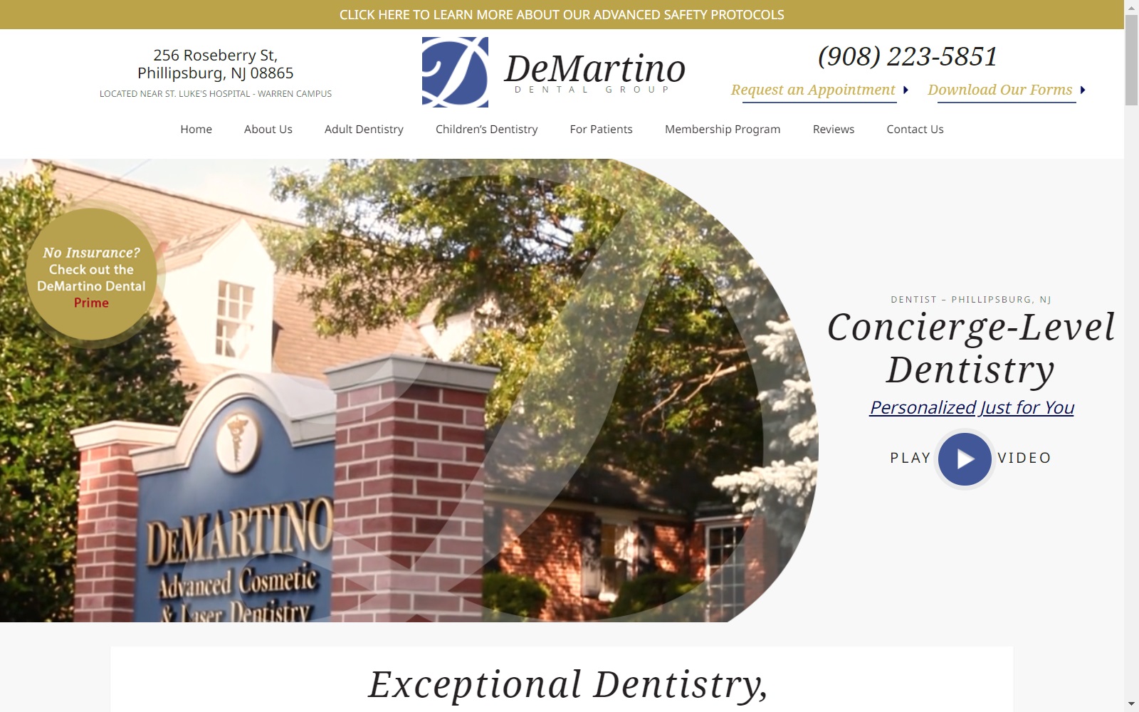 demartinodental.com screenshot