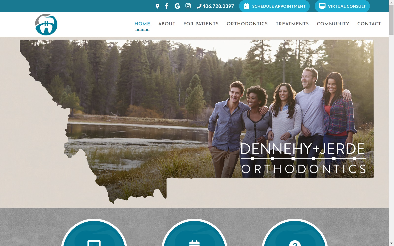 dennehyjerdeortho.com screenshot