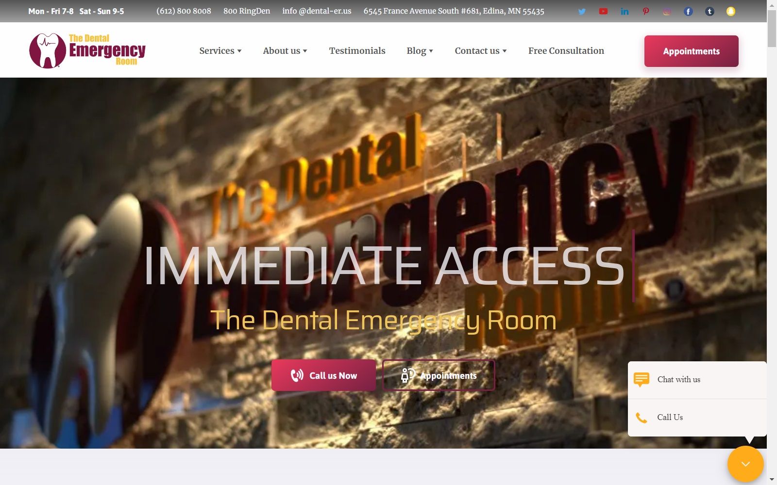 dental-er.us screenshot