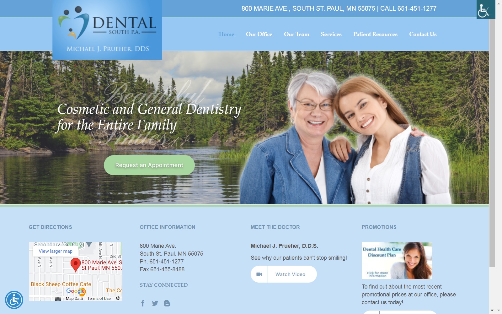 dental-south.com screenshot